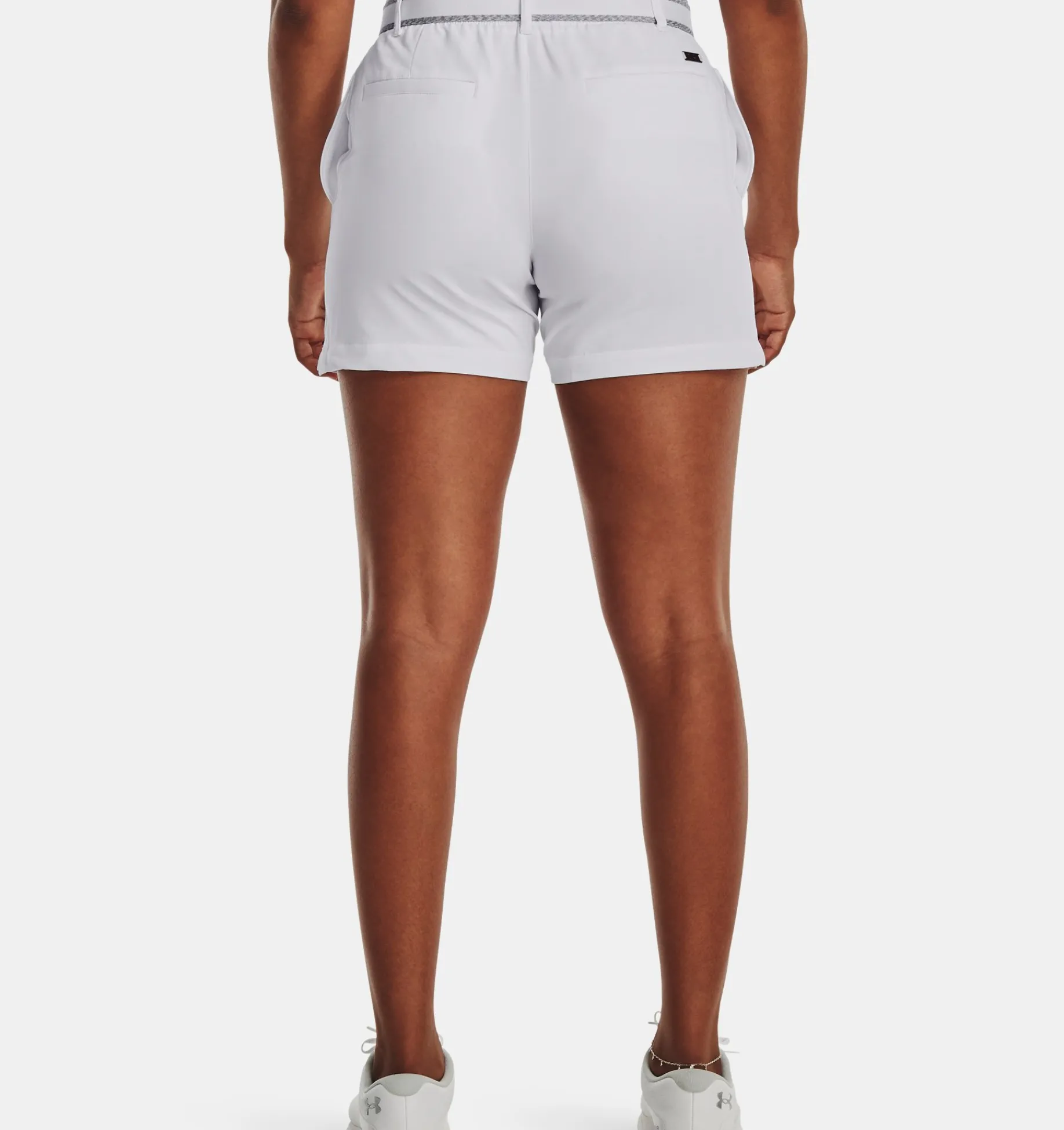 Hot Under Armour Pantaloncini Ua Links Da Donna White / Metallic Silver - 101