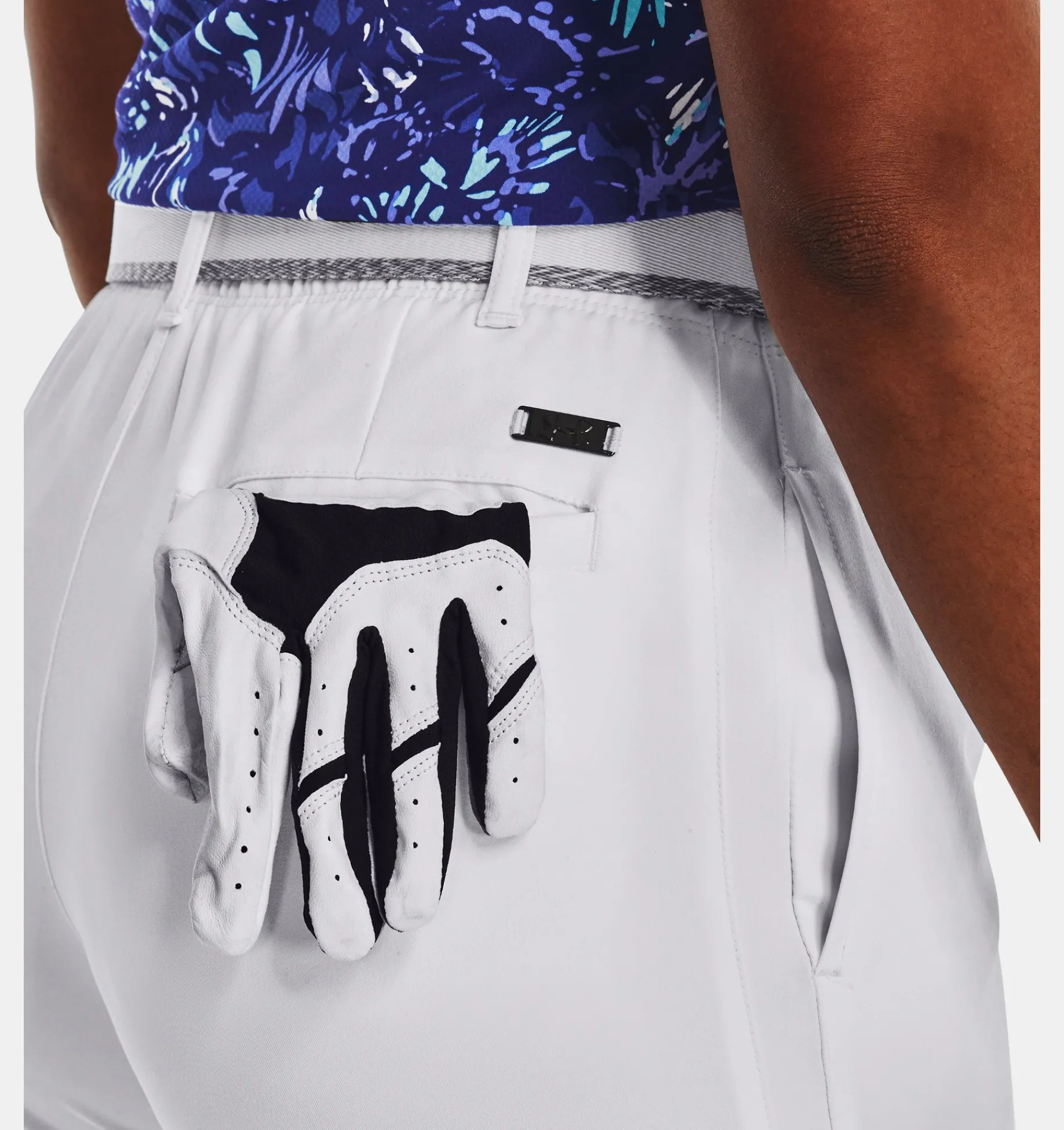 Hot Under Armour Pantaloncini Ua Links Da Donna White / Metallic Silver - 101