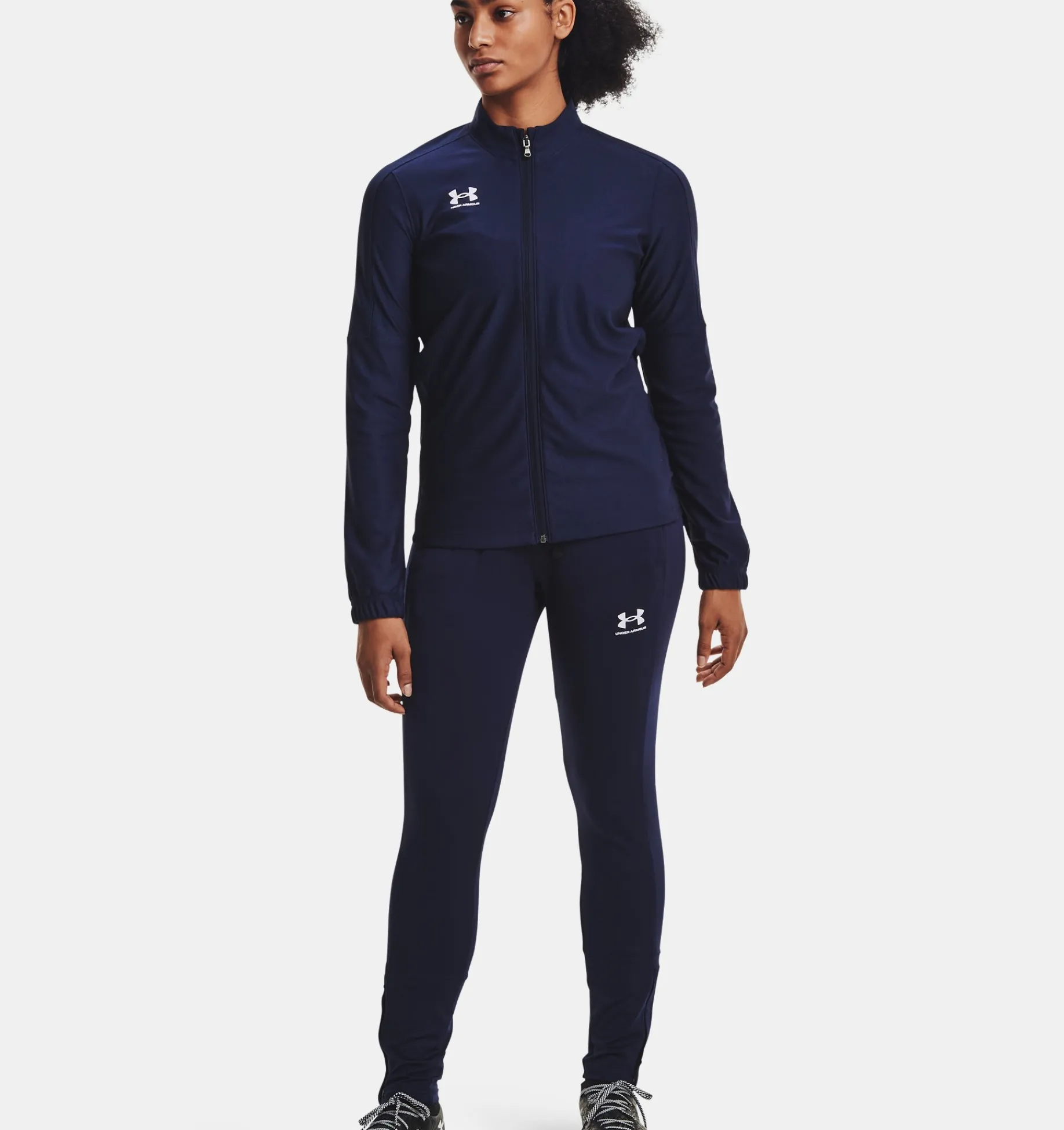 Shop Under Armour Pantaloni Da Allenamento Ua Challenger Da Donna Midnight Navy / White - 410