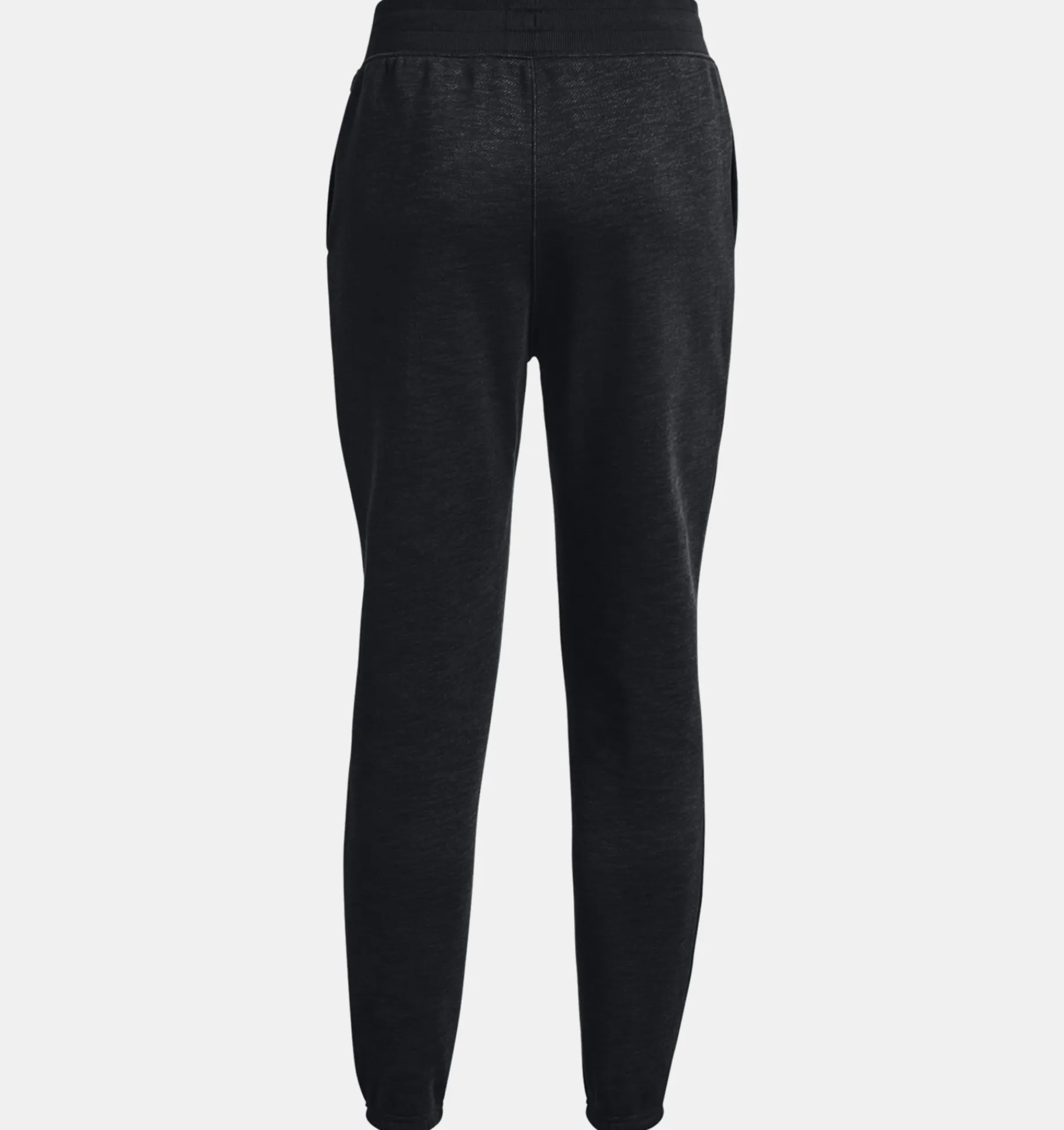 Hot Under Armour Pantaloni Ua Essential Fleece Script Da Donna Black / Jet Gray - 001