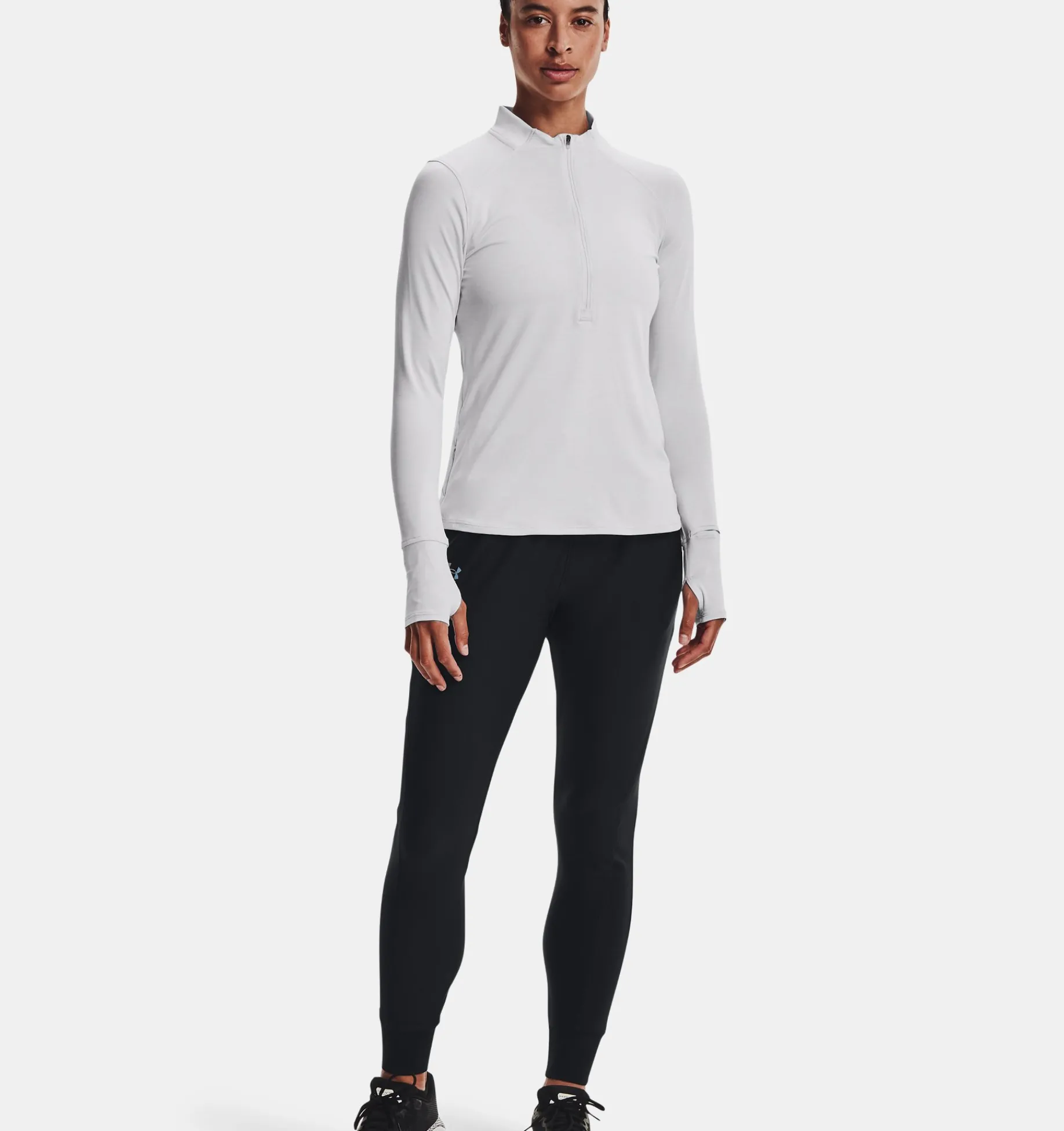Outlet Under Armour Pantaloni Ua Qualifier Run 2.0 Da Donna Black / Reflective - 001