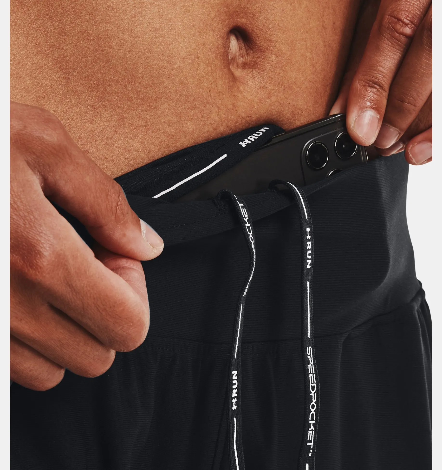 Outlet Under Armour Pantaloni Ua Qualifier Run 2.0 Da Donna Black / Reflective - 001