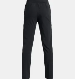 Clearance Under Armour Pantaloni Ua Unstoppable Tapered Da Ragazzo Black / Pitch Gray - 001