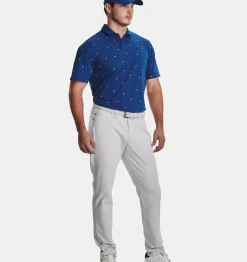 Flash Sale Under Armour Polo Ua Iso-Chill Edge Da Uomo Blue Mirage / Midnight Navy - 471