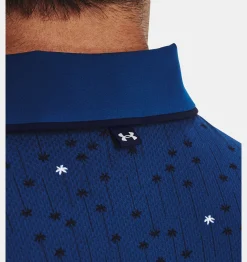 Flash Sale Under Armour Polo Ua Iso-Chill Edge Da Uomo Blue Mirage / Midnight Navy - 471