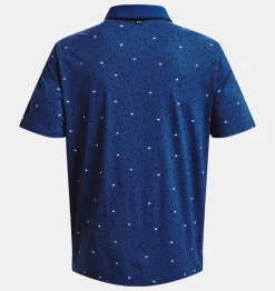 Flash Sale Under Armour Polo Ua Iso-Chill Edge Da Uomo Blue Mirage / Midnight Navy - 471