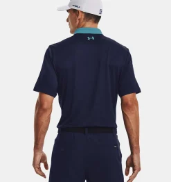 Fashion Under Armour Polo Ua Performance 3.0 Colorblock Da Uomo Glacier Blue / Midnight Navy - 433