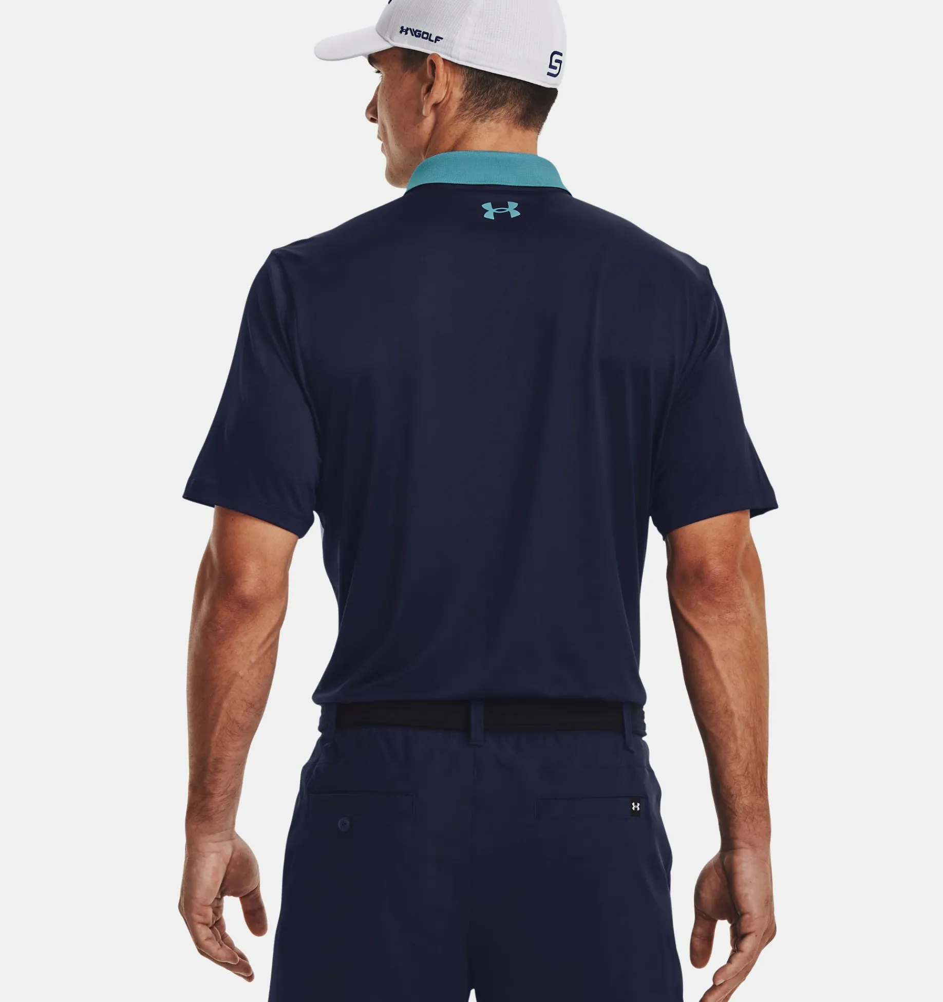 Fashion Under Armour Polo Ua Performance 3.0 Colorblock Da Uomo Glacier Blue / Midnight Navy - 433