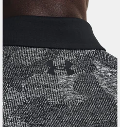 Hot Under Armour Polo Ua Playoff 2.0 Jacquard Da Uomo Black / White - 001