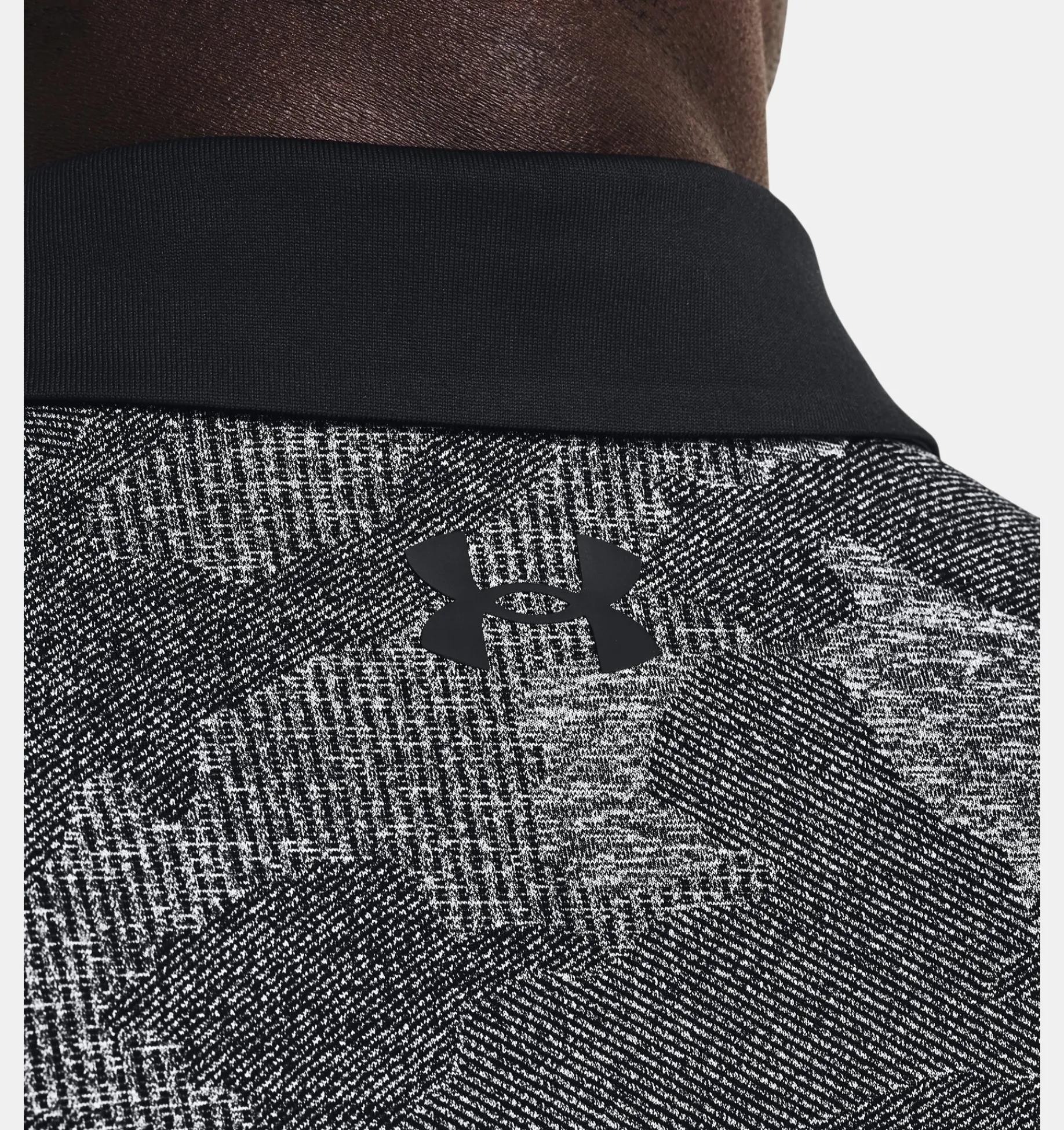Hot Under Armour Polo Ua Playoff 2.0 Jacquard Da Uomo Black / White - 001