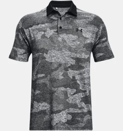 Hot Under Armour Polo Ua Playoff 2.0 Jacquard Da Uomo Black / White - 001