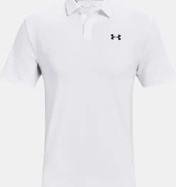 Store Under Armour Polo Ua T2G Da Uomo White / Pitch Gray - 100
