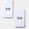 Discount Under Armour Polsiera Ua Performance 15 Cm - Confezione Da 2 Pezzi White / Black - 100
