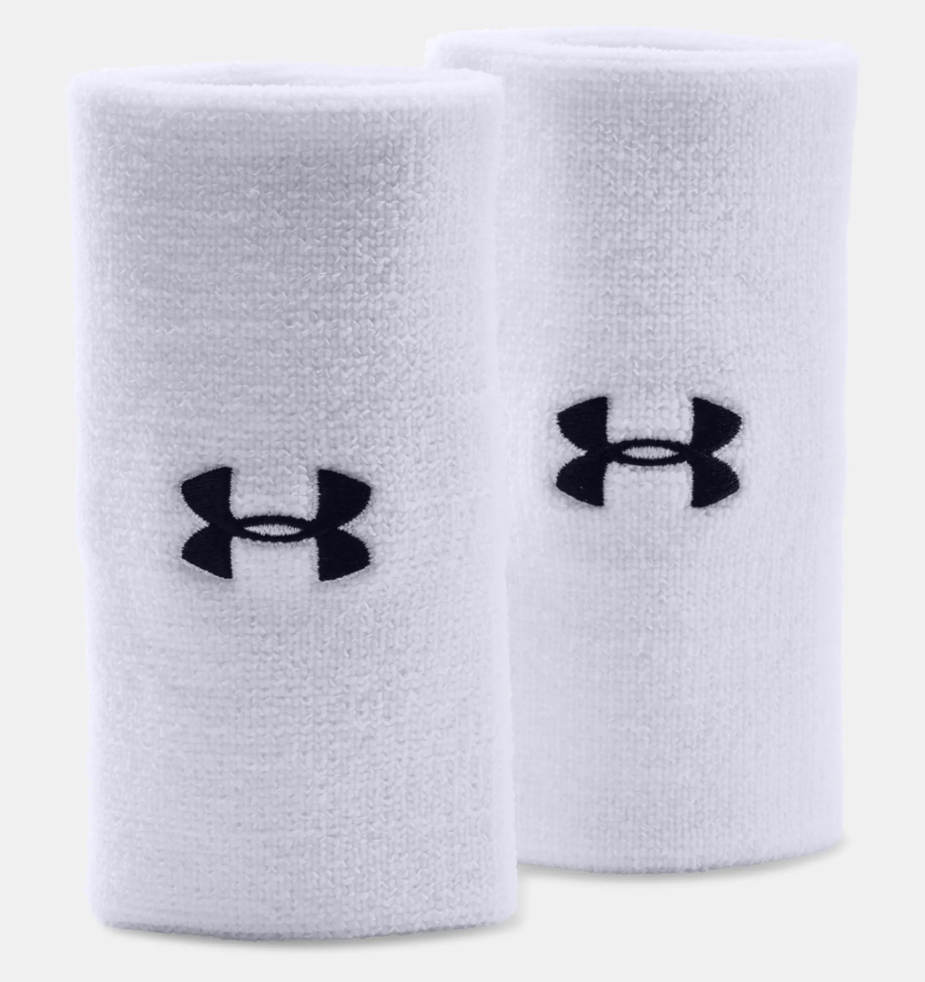 Discount Under Armour Polsiera Ua Performance 15 Cm - Confezione Da 2 Pezzi White / Black - 100