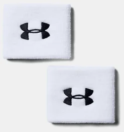 Best Under Armour Polsino Ua 8 Cm Performance Da Uomo - Confezione Da 2 White / Black - 100