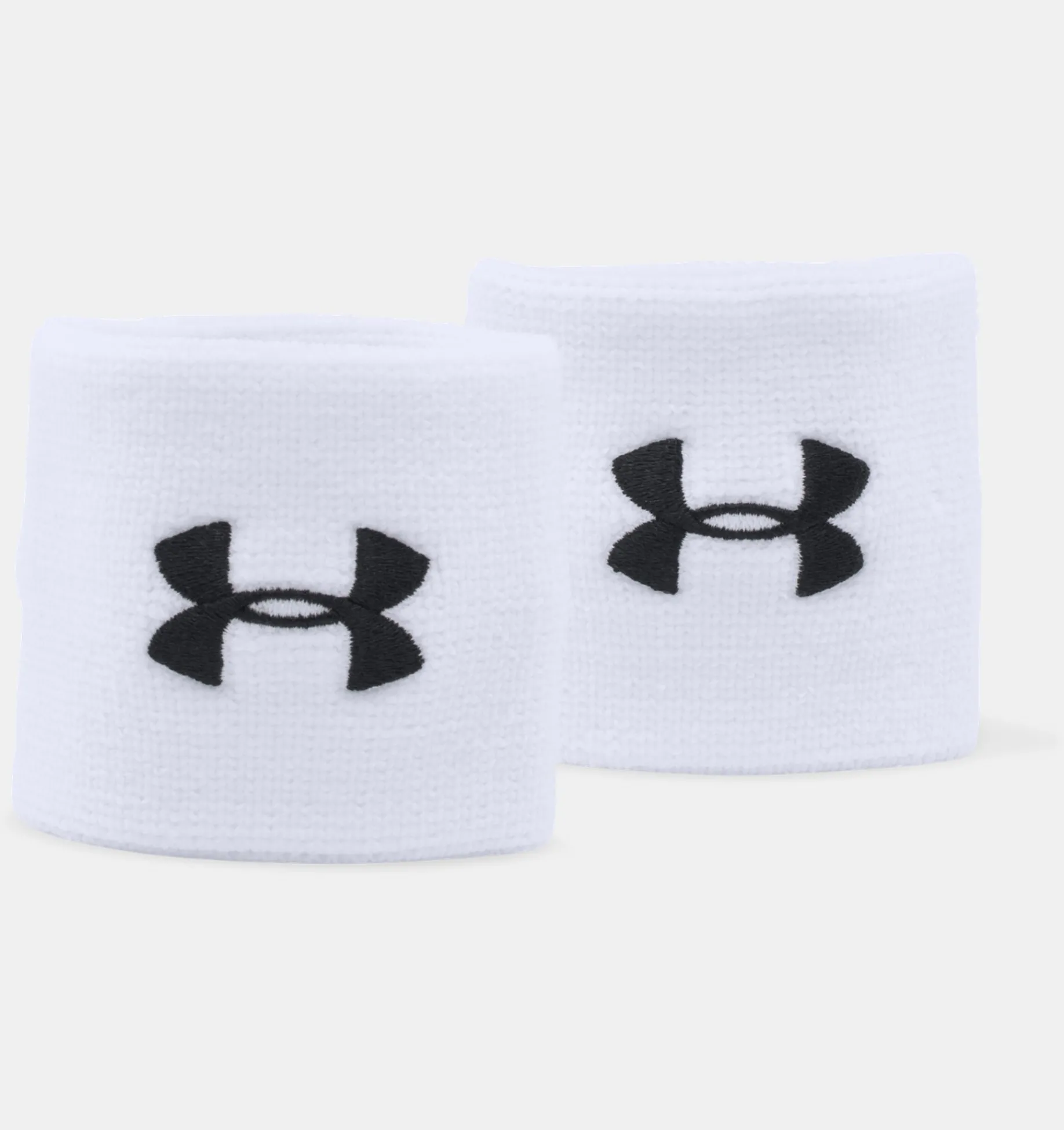 Best Under Armour Polsino Ua 8 Cm Performance Da Uomo - Confezione Da 2 White / Black - 100
