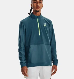 Store Under Armour Pullover Ua Run Anywhere Da Uomo Static Blue / Lime Surge - 414