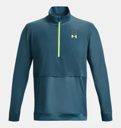 Store Under Armour Pullover Ua Run Anywhere Da Uomo Static Blue / Lime Surge - 414