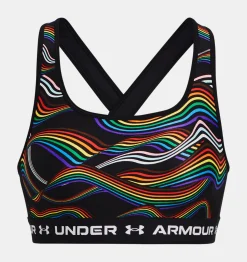 Discount Under Armour Reggiseno Sportivo Armour® Mid Crossback Pride Da Donna Black / White - 001