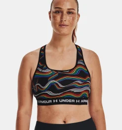 Discount Under Armour Reggiseno Sportivo Armour® Mid Crossback Pride Da Donna Black / White - 001