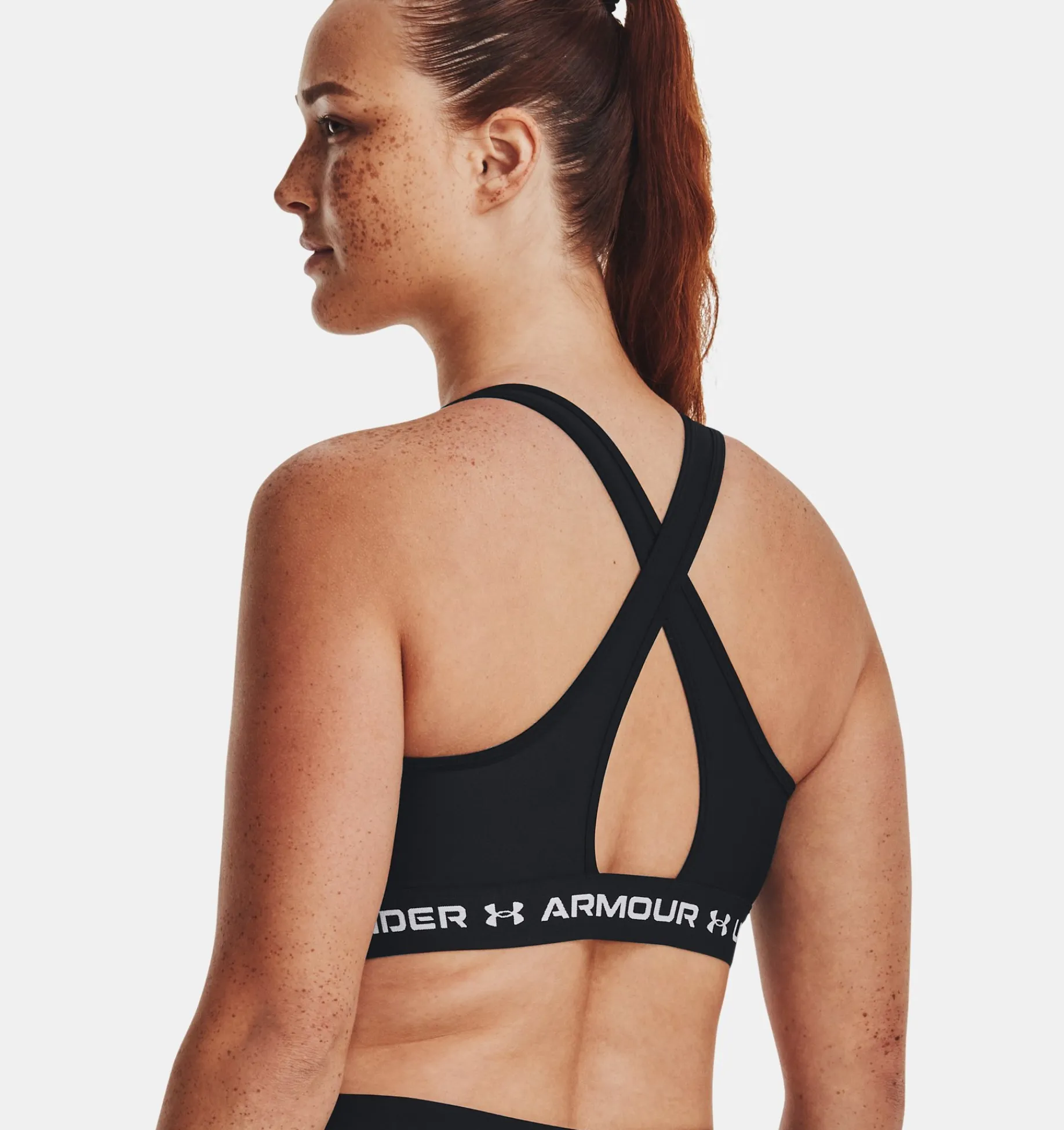 Discount Under Armour Reggiseno Sportivo Armour® Mid Crossback Pride Da Donna Black / White - 001