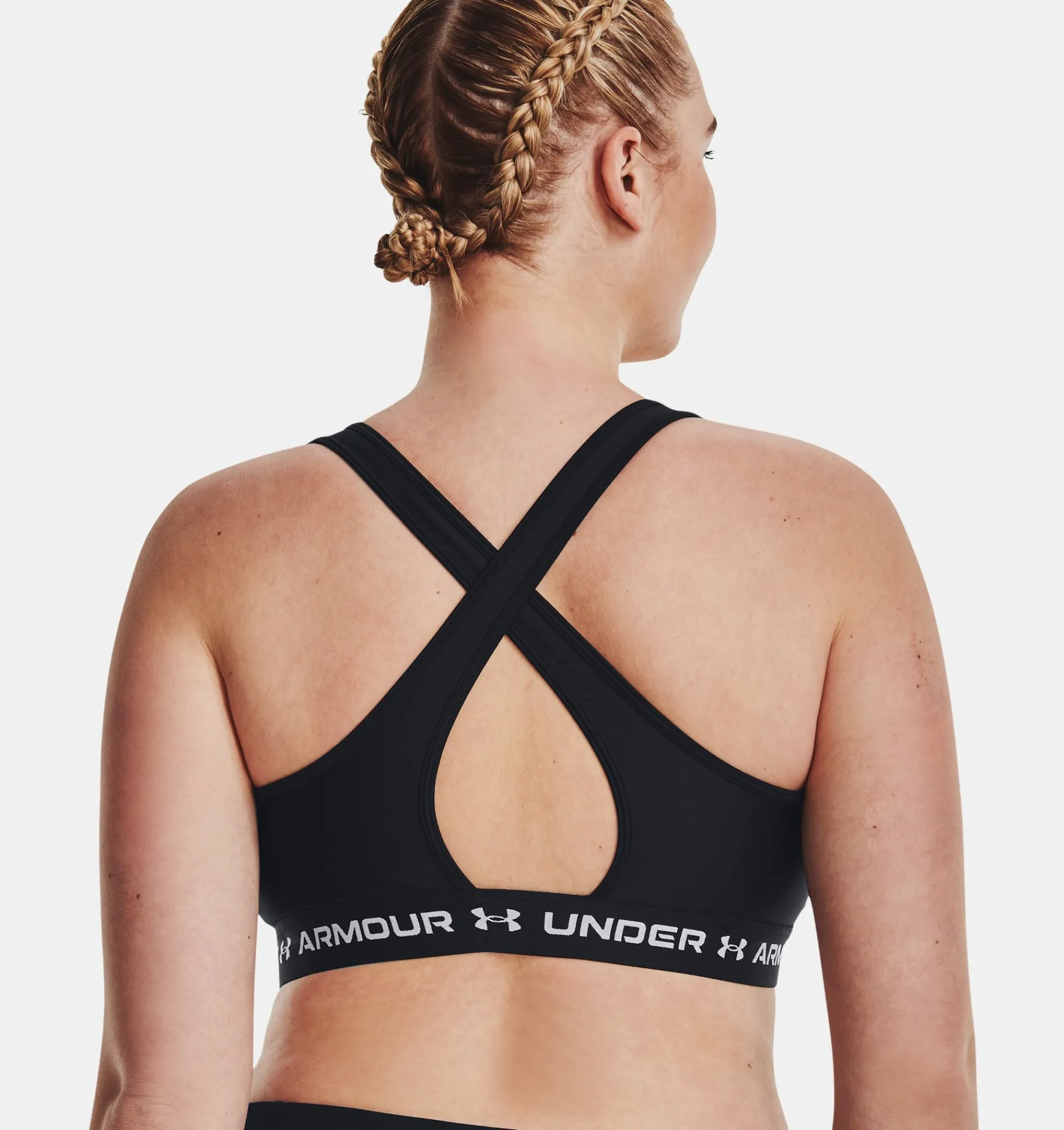 Discount Under Armour Reggiseno Sportivo Armour® Mid Crossback Pride Da Donna Black / White - 001