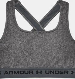 Cheap Under Armour Reggiseno Sportivo Armour® Mid Crossback Heather Da Donna Charcoal Light Heather / Pitch Gray - 019