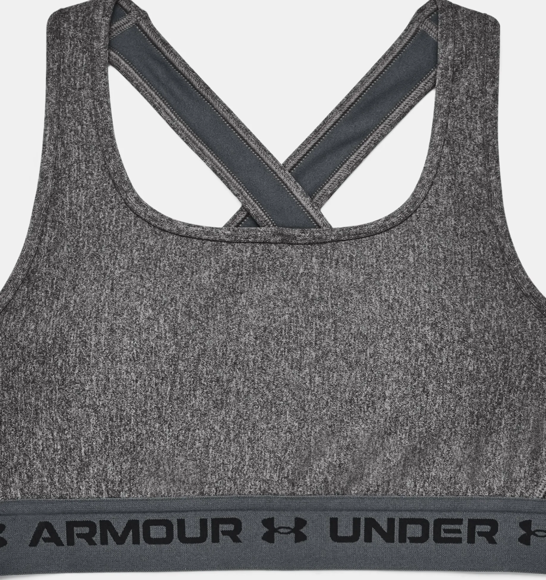 Cheap Under Armour Reggiseno Sportivo Armour® Mid Crossback Heather Da Donna Charcoal Light Heather / Pitch Gray - 019