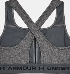 Cheap Under Armour Reggiseno Sportivo Armour® Mid Crossback Heather Da Donna Charcoal Light Heather / Pitch Gray - 019