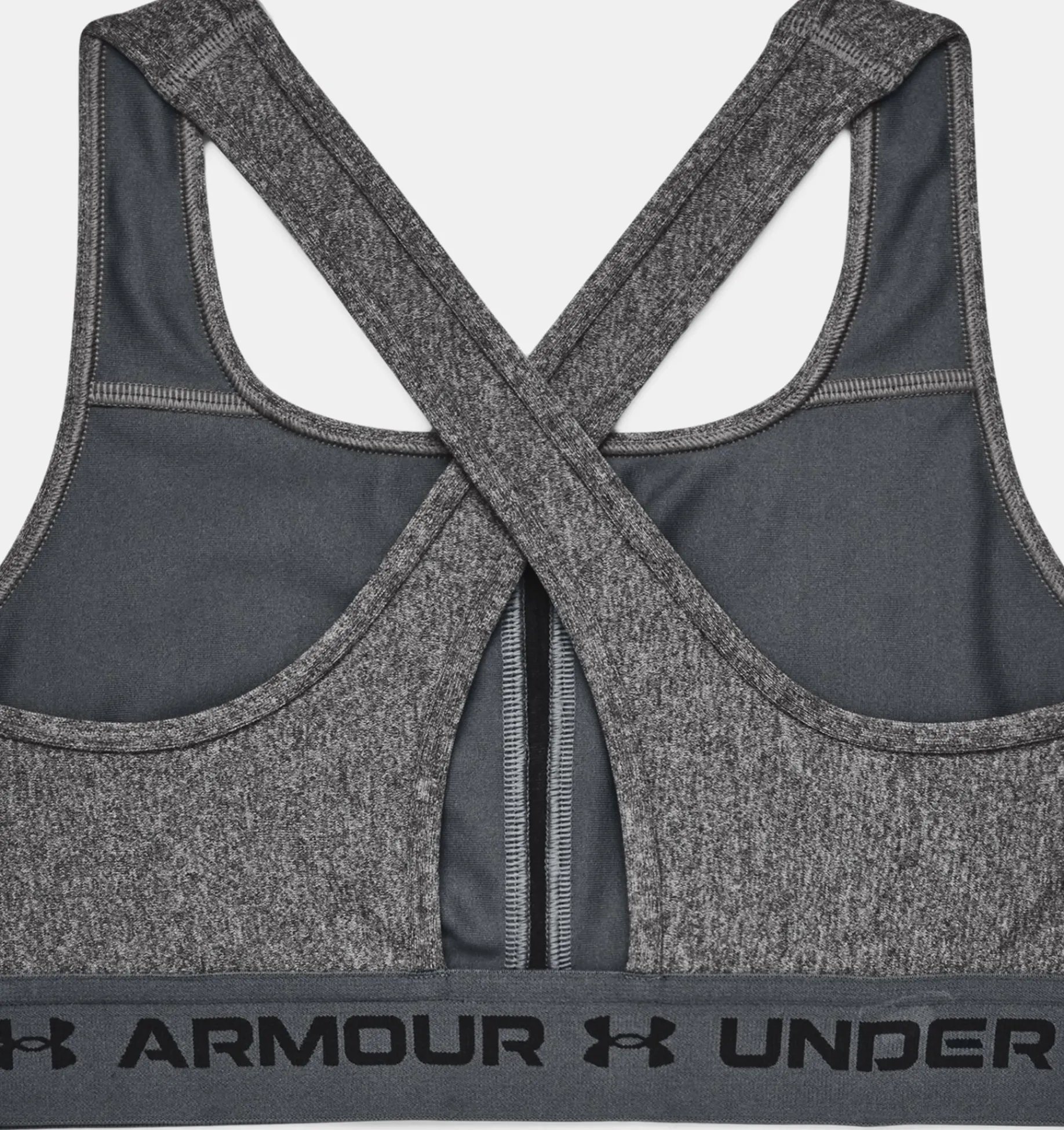 Cheap Under Armour Reggiseno Sportivo Armour® Mid Crossback Heather Da Donna Charcoal Light Heather / Pitch Gray - 019