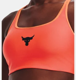 Discount Under Armour Reggiseno Sportivo Project Rock Crossback Family Da Donna After Burn / Peach Horizon - 877