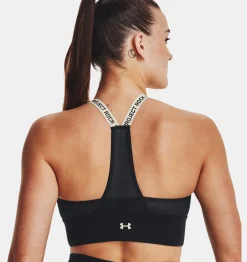 Best Sale Under Armour Reggiseno Sportivo Project Rock Infinity Mid Da Donna Black / Ivory - 002