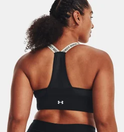 Best Sale Under Armour Reggiseno Sportivo Project Rock Infinity Mid Da Donna Black / Ivory - 002