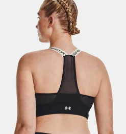 Best Sale Under Armour Reggiseno Sportivo Project Rock Infinity Mid Da Donna Black / Ivory - 002