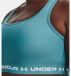 Cheap Under Armour Reggiseno Sportivo Ua Crossback Mid Da Donna Glacier Blue / White - 433