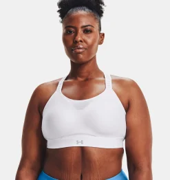 Best Sale Under Armour Reggiseno Sportivo Ua Infinity High Da Donna White / Halo Gray - 100