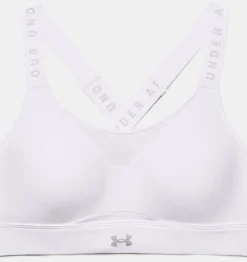 Best Sale Under Armour Reggiseno Sportivo Ua Infinity High Da Donna White / Halo Gray - 100