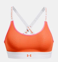 Best Sale Under Armour Reggiseno Sportivo Ua Infinity Mid Run Da Donna White / Pink Shock - 100