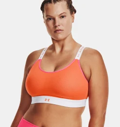 Best Sale Under Armour Reggiseno Sportivo Ua Infinity Mid Run Da Donna White / Pink Shock - 100