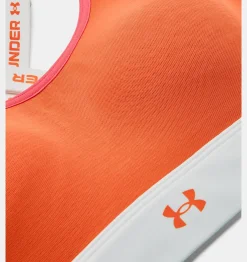 Best Sale Under Armour Reggiseno Sportivo Ua Infinity Mid Run Da Donna White / Pink Shock - 100