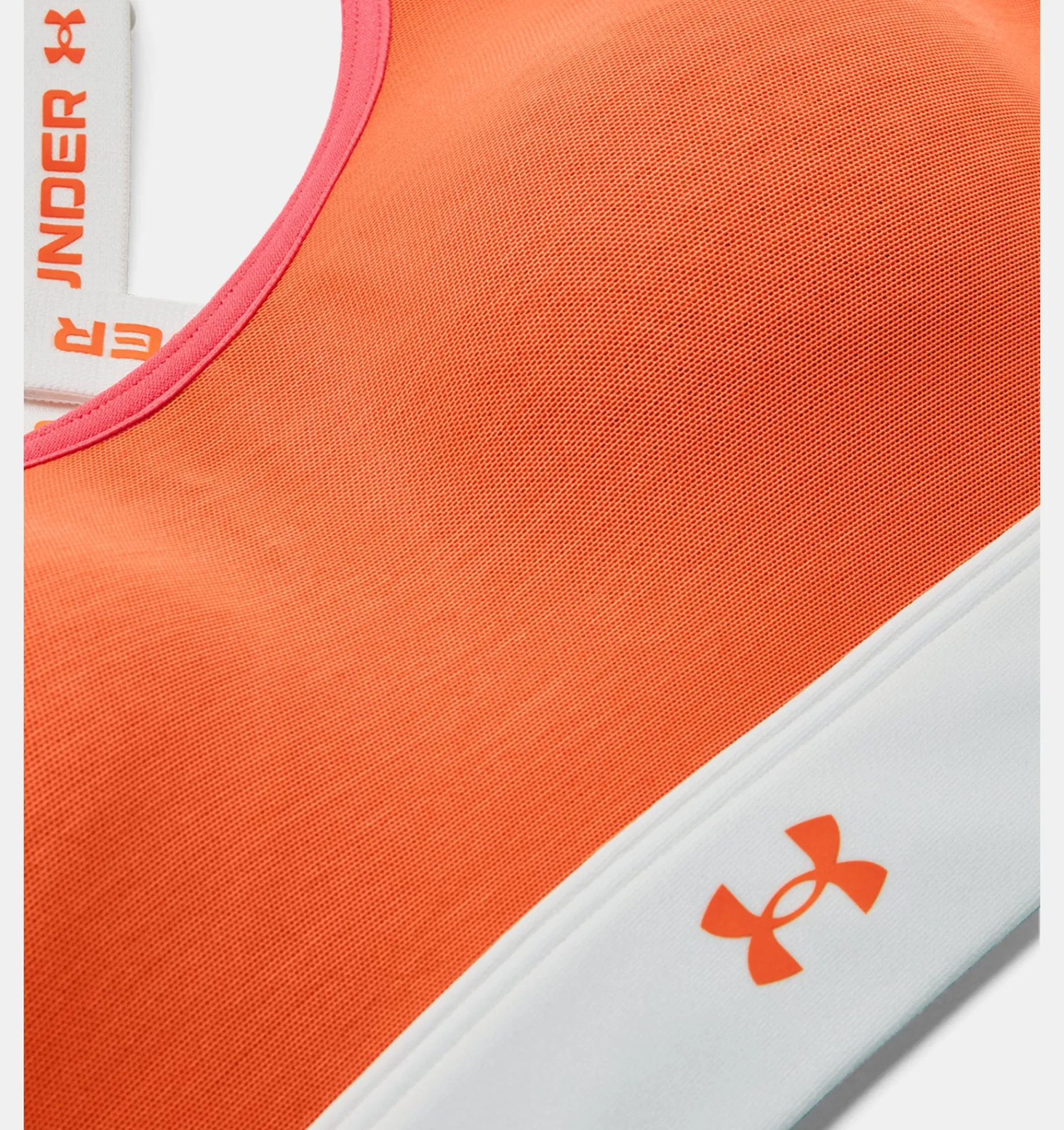 Best Sale Under Armour Reggiseno Sportivo Ua Infinity Mid Run Da Donna White / Pink Shock - 100