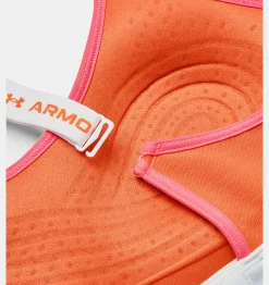Best Sale Under Armour Reggiseno Sportivo Ua Infinity Mid Run Da Donna White / Pink Shock - 100