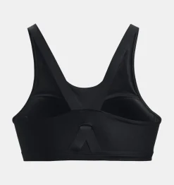 Fashion Under Armour Reggiseno Sportivo Ua Infinity Mid High Neck Shine Da Donna Black / White - 001