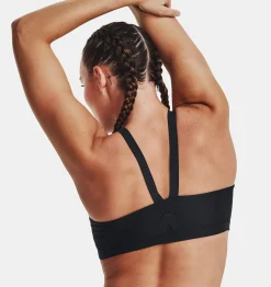 Fashion Under Armour Reggiseno Sportivo Ua Infinity Mid High Neck Shine Da Donna Black / White - 001