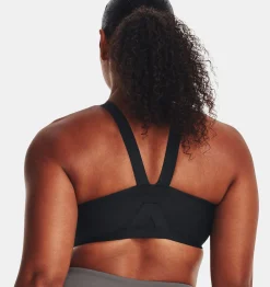 Fashion Under Armour Reggiseno Sportivo Ua Infinity Mid High Neck Shine Da Donna Black / White - 001