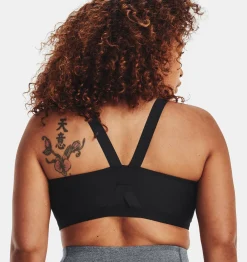 Fashion Under Armour Reggiseno Sportivo Ua Infinity Mid High Neck Shine Da Donna Black / White - 001
