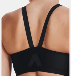 Fashion Under Armour Reggiseno Sportivo Ua Infinity Mid High Neck Shine Da Donna Black / White - 001