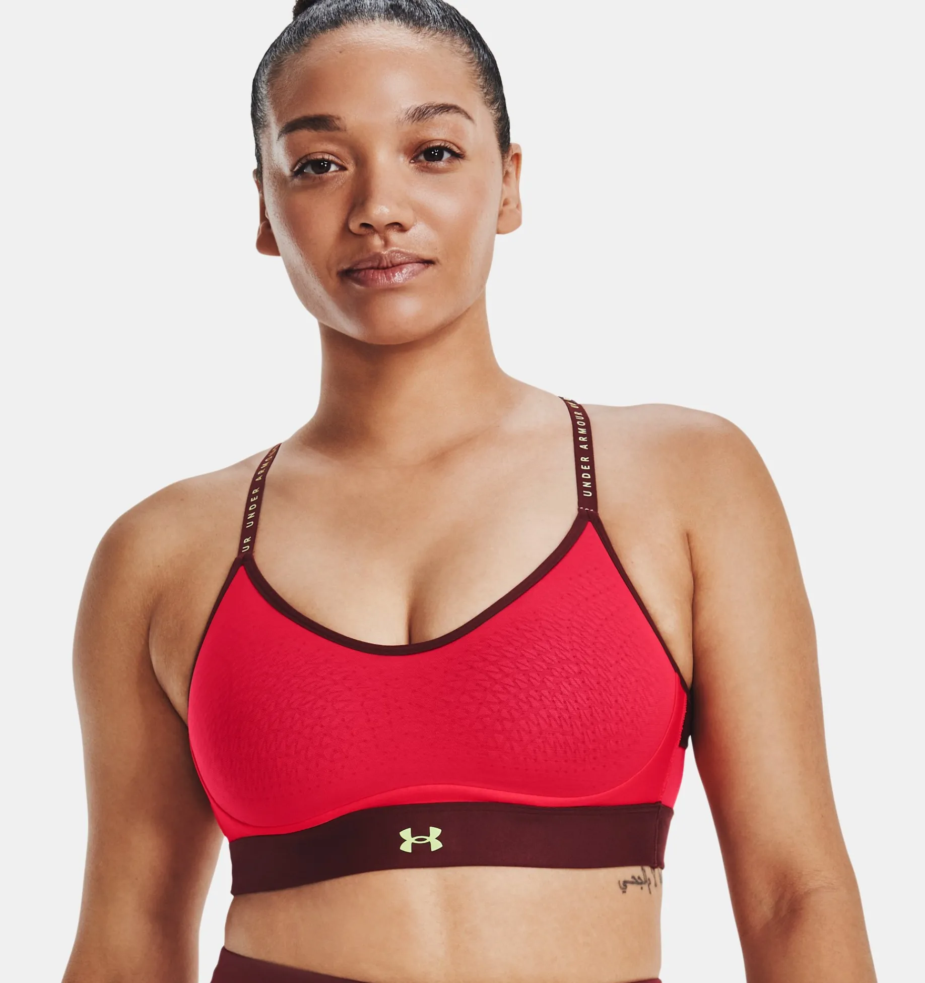 Cheap Under Armour Reggiseno Sportivo Ua Infinity Low Da Donna Radio Red / Chestnut Red - 890