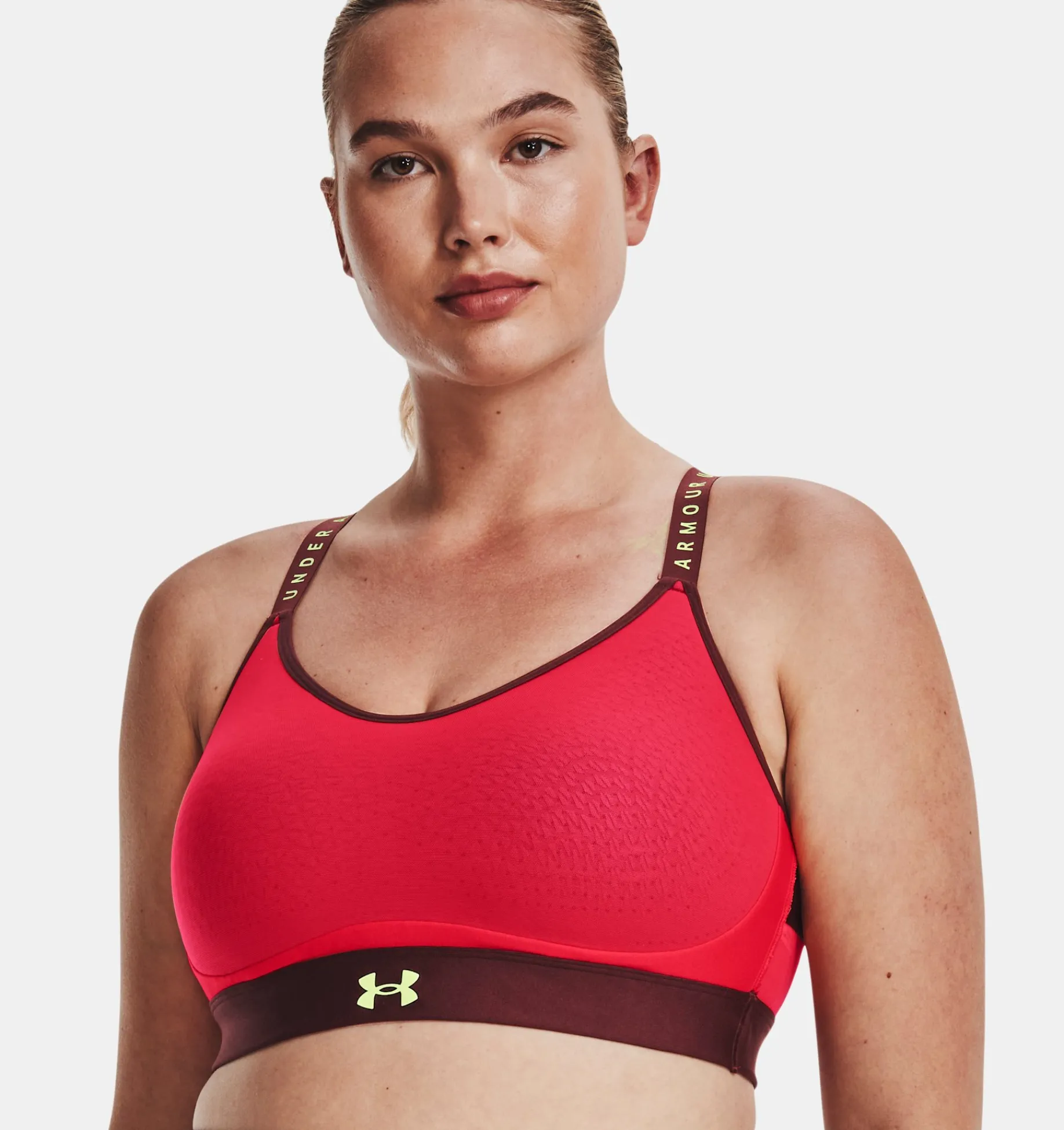 Cheap Under Armour Reggiseno Sportivo Ua Infinity Low Da Donna Radio Red / Chestnut Red - 890