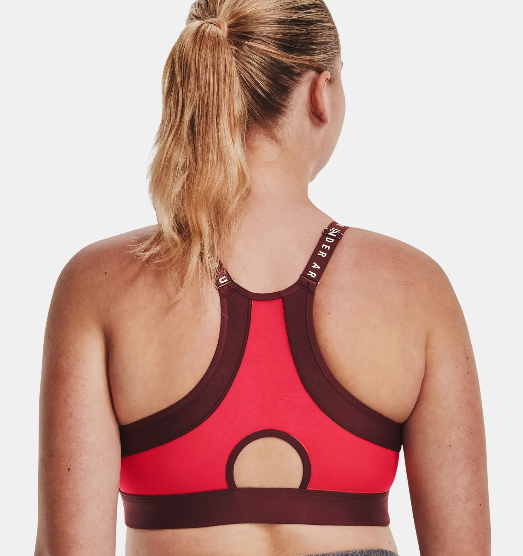 Cheap Under Armour Reggiseno Sportivo Ua Infinity Low Da Donna Radio Red / Chestnut Red - 890